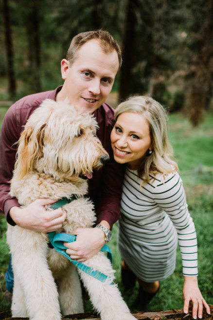 A Fur-Filled Engagement Stroll – Photo by Let's Frolic Together