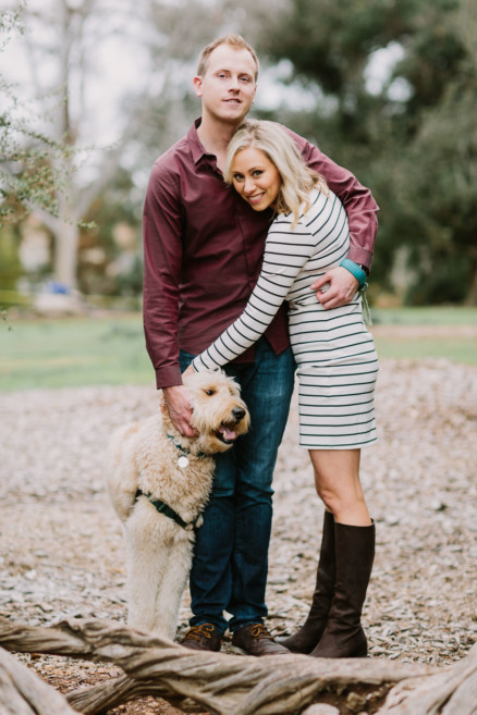 A Fur-Filled Engagement Stroll – Photo by Let's Frolic Together