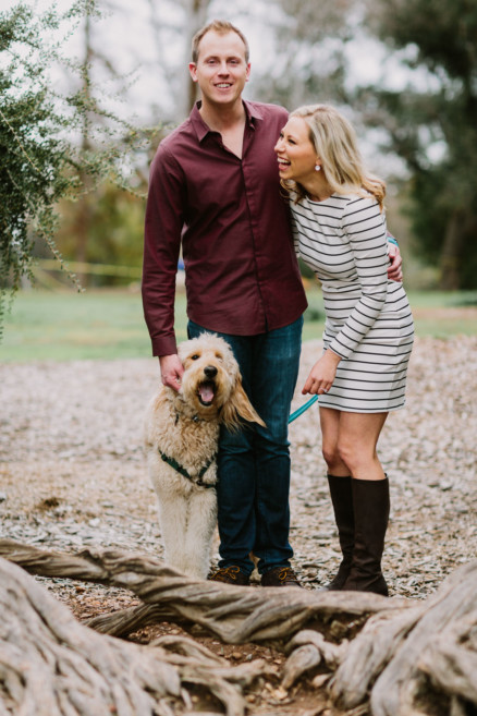 A Fur-Filled Engagement Stroll – Photo by Let's Frolic Together