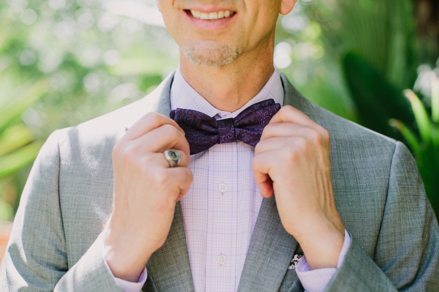 Colorful Poolside Garden Wedding – Photo by Let's Frolic Together