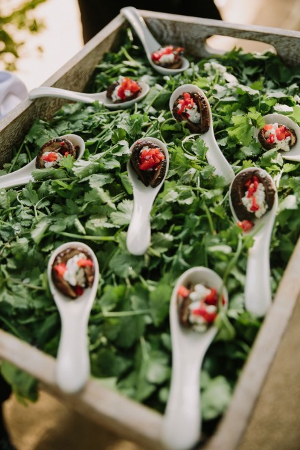 Colorful Poolside Garden Wedding – Photo by Let's Frolic Together