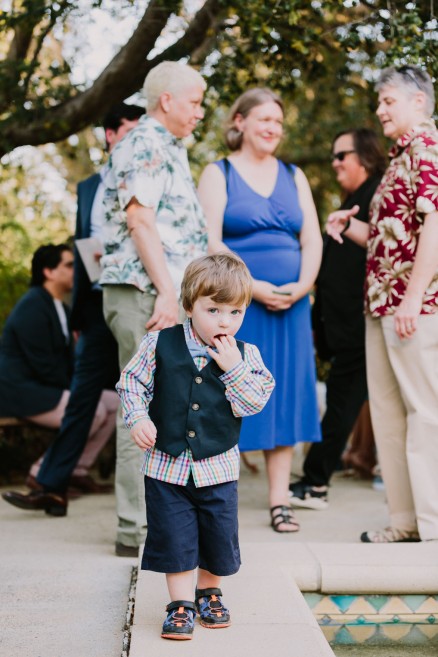 Colorful Poolside Garden Wedding – Photo by Let's Frolic Together