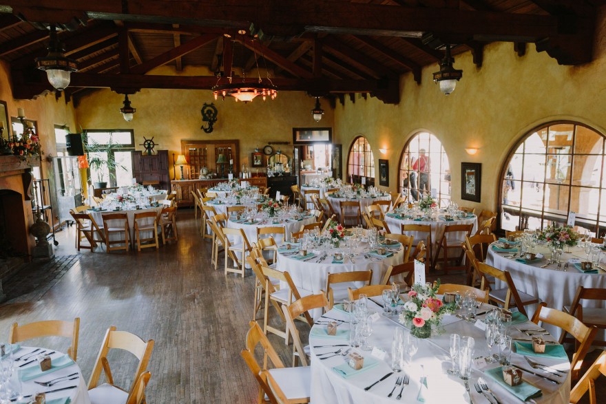 Colorful Poolside Garden Wedding – Photo by Let's Frolic Together