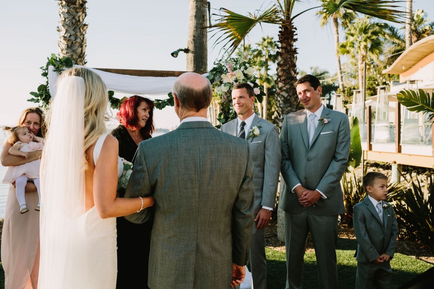 Intimate Paradise Point Wedding – Photo by Let's Frolic Together