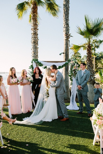 Intimate Paradise Point Wedding – Photo by Let's Frolic Together