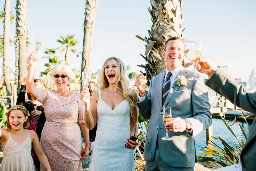 Intimate Paradise Point Wedding – Photo by Let's Frolic Together