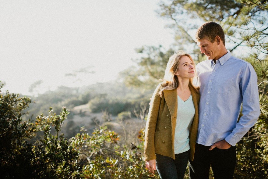 Darling Torrey Pines Engagement – Photo by Let's Frolic Together