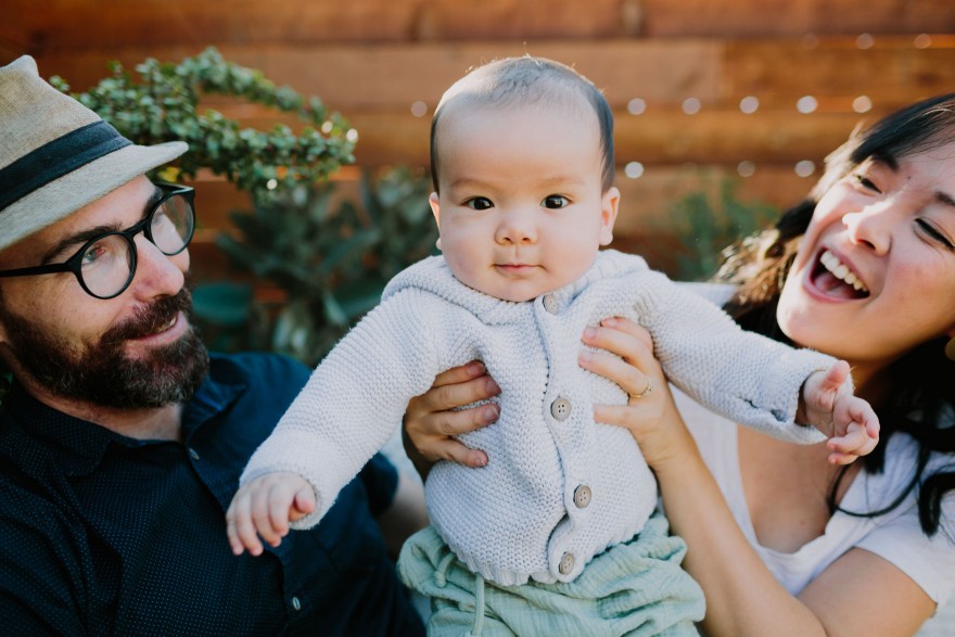 Desert Inspired Backyard Family – Photo by Let's Frolic Together