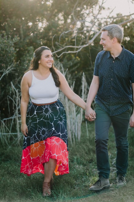 A Blissful Sunset Engagement – Photo by Let's Frolic Together