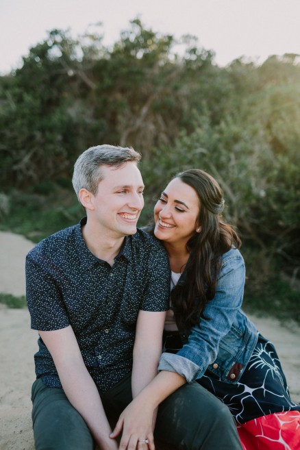 A Blissful Sunset Engagement – Photo by Let's Frolic Together