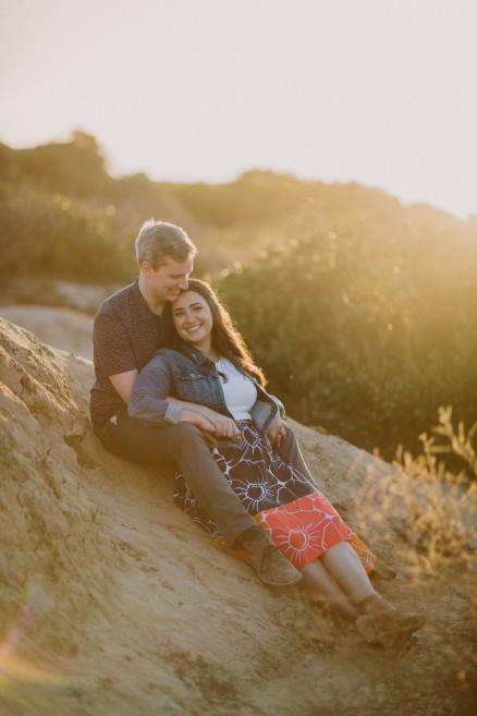 A Blissful Sunset Engagement – Photo by Let's Frolic Together