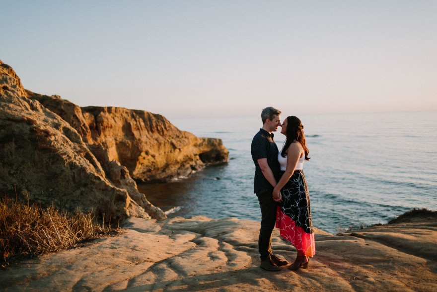 A Blissful Sunset Engagement – Photo by Let's Frolic Together