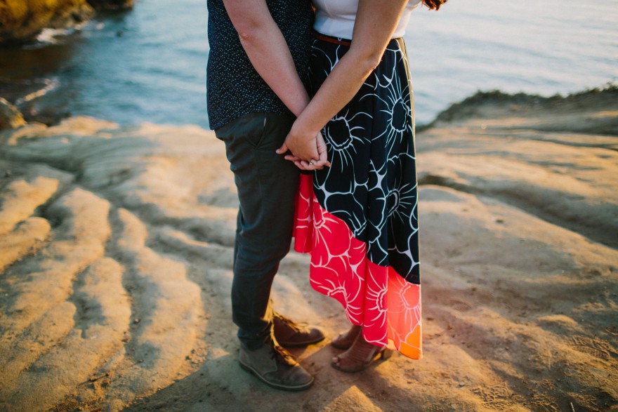 A Blissful Sunset Engagement – Photo by Let's Frolic Together
