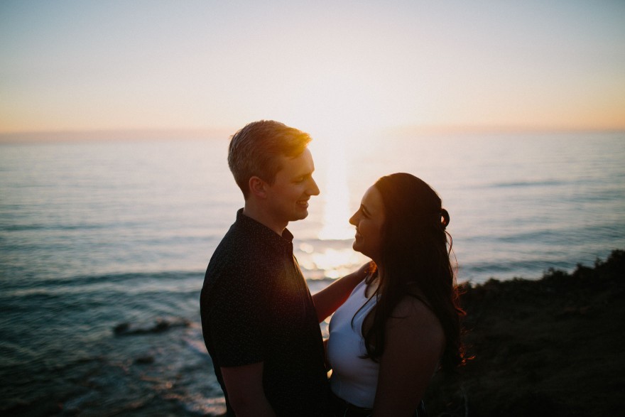 A Blissful Sunset Engagement – Photo by Let's Frolic Together