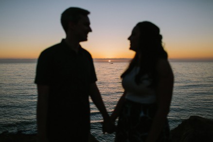 A Blissful Sunset Engagement – Photo by Let's Frolic Together