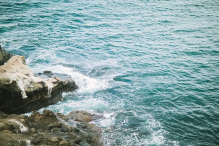 Coastal Caverns Engagement in La Jolla – Photo by Let's Frolic Together