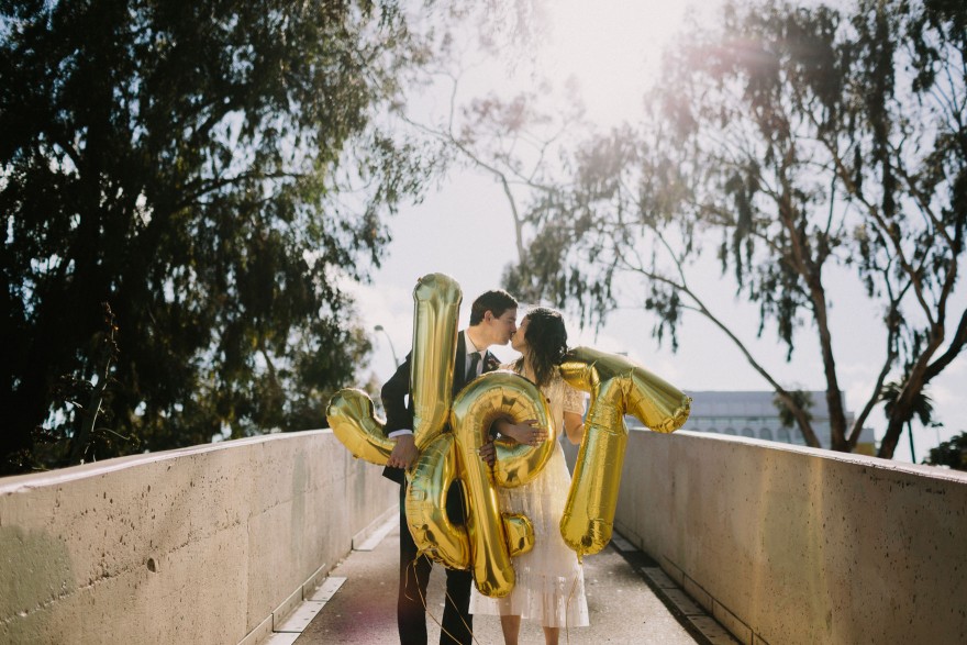 Double the Love San Diego Elopement – Photo by Let's Frolic Together