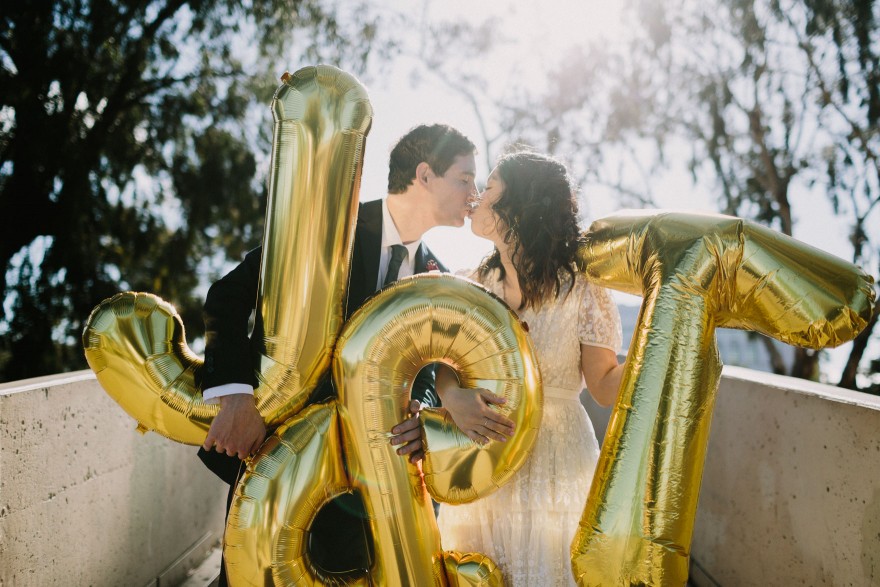 Double the Love San Diego Elopement – Photo by Let's Frolic Together