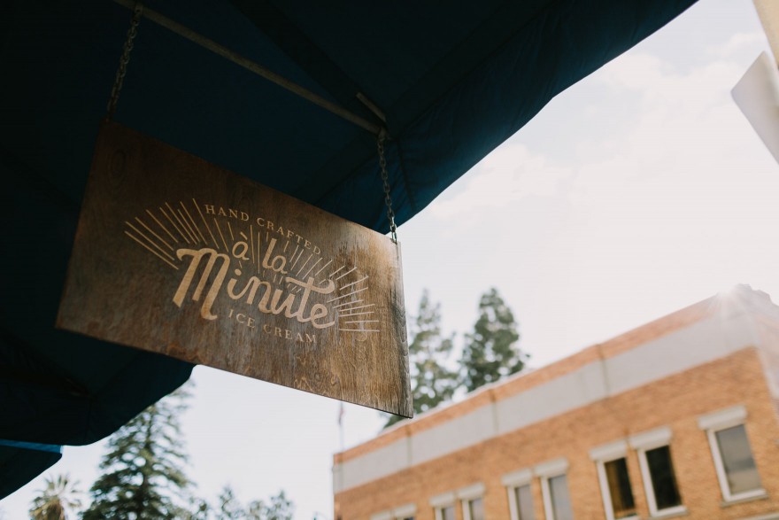 Old Town Ice Cream Engagement – Photo by Let's Frolic Together