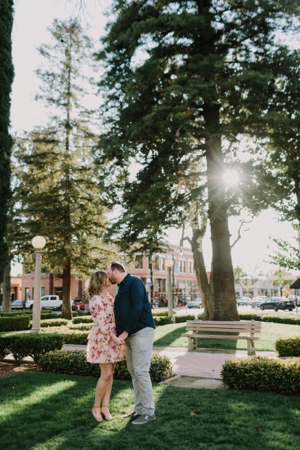 Old Town Ice Cream Engagement – Photo by Let's Frolic Together