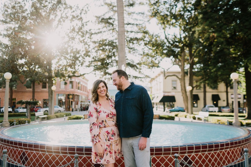 Old Town Ice Cream Engagement – Photo by Let's Frolic Together
