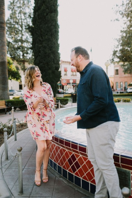 Old Town Ice Cream Engagement – Photo by Let's Frolic Together