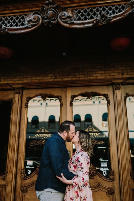 Old Town Ice Cream Engagement – Photo by Let's Frolic Together