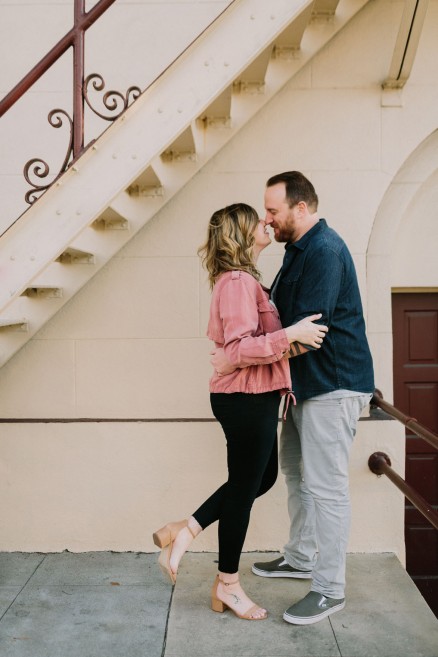 Old Town Ice Cream Engagement – Photo by Let's Frolic Together