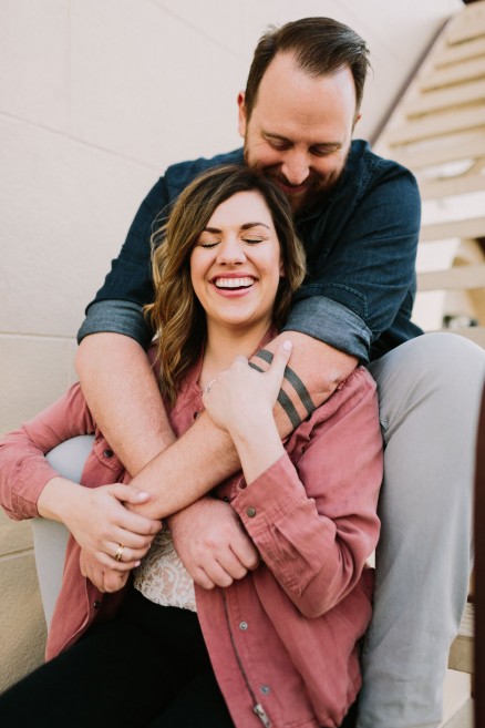 Old Town Ice Cream Engagement – Photo by Let's Frolic Together