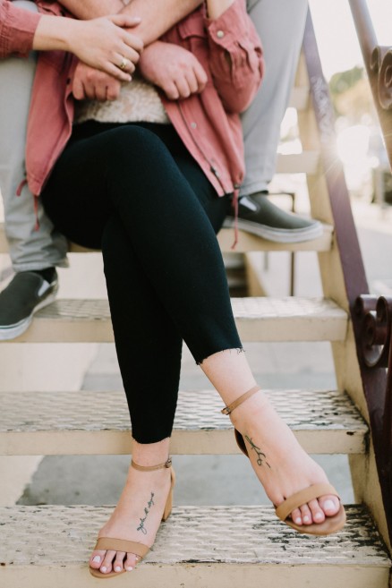 Old Town Ice Cream Engagement – Photo by Let's Frolic Together