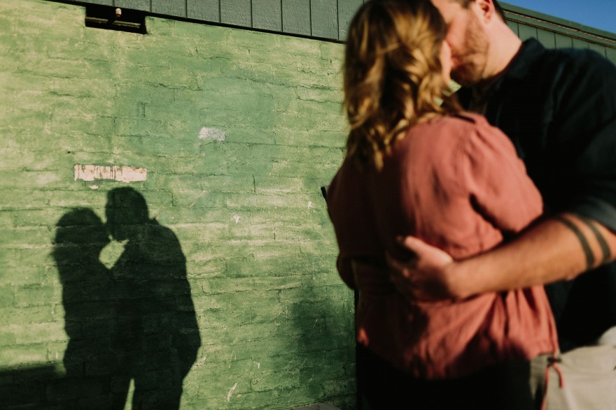 Old Town Ice Cream Engagement – Photo by Let's Frolic Together