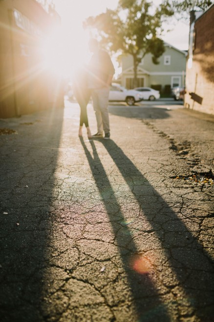 Old Town Ice Cream Engagement – Photo by Let's Frolic Together