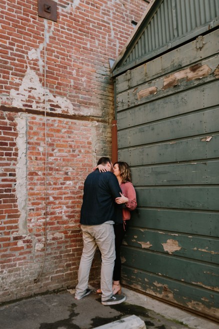Old Town Ice Cream Engagement – Photo by Let's Frolic Together