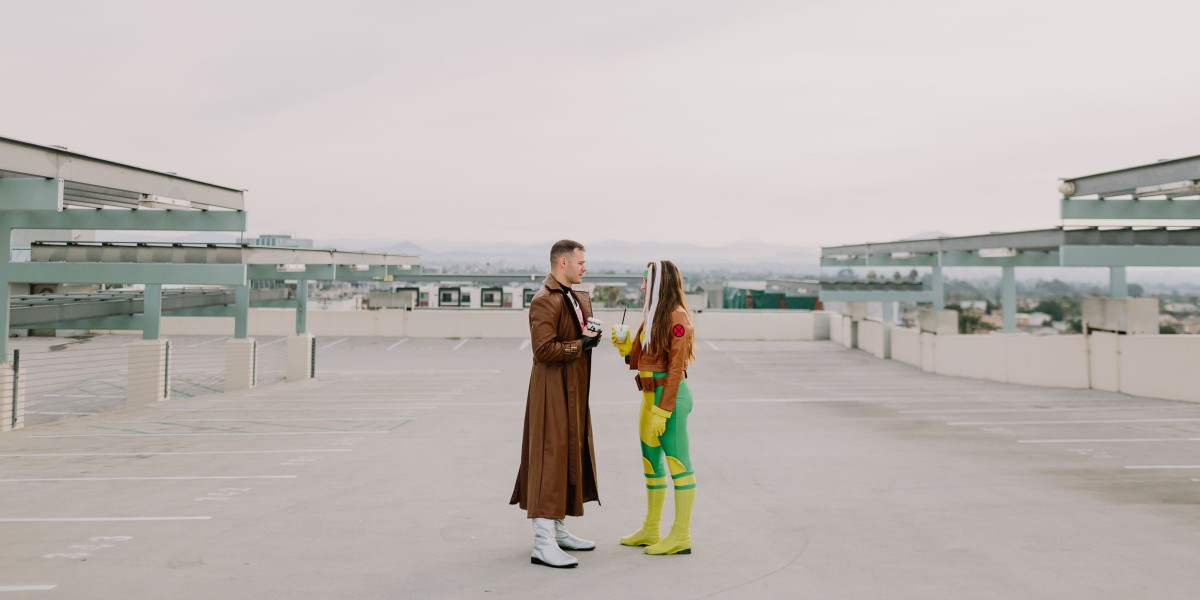 Gambit & Rogue: Halloween Engagement – Photo by Let's Frolic Together