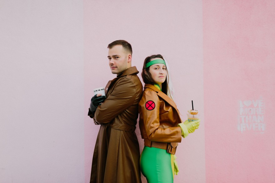 Gambit & Rogue: Halloween Engagement – Photo by Let's Frolic Together