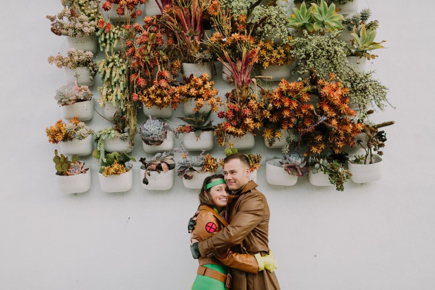 Gambit & Rogue: Halloween Engagement – Photo by Let's Frolic Together