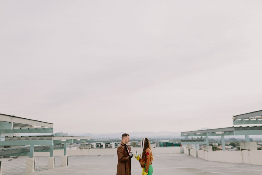 Gambit & Rogue: Halloween Engagement – Photo by Let's Frolic Together