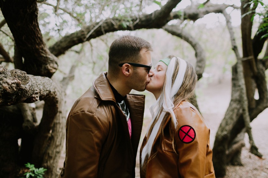 Gambit & Rogue: Halloween Engagement – Photo by Let's Frolic Together