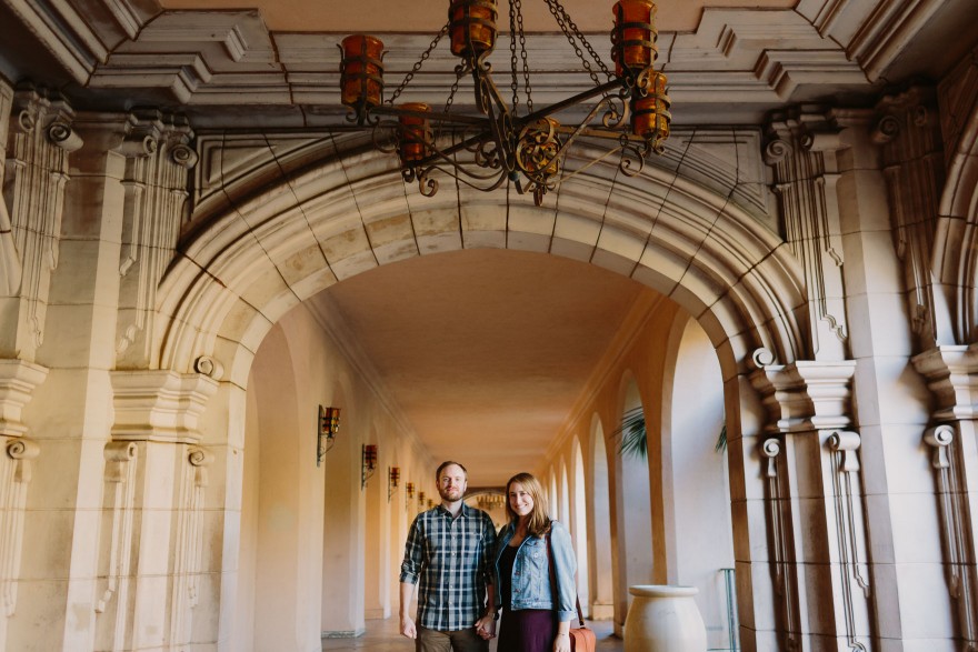 Golden Portaits at Balboa Park – Photo by Let's Frolic Together