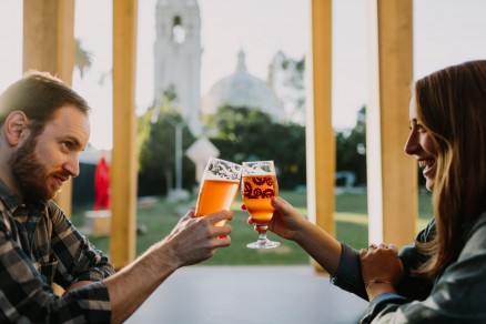 Golden Portaits at Balboa Park – Photo by Let's Frolic Together