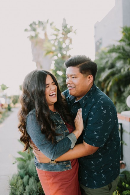 A Pizza & Puppy Engagement – Photo by Let's Frolic Together