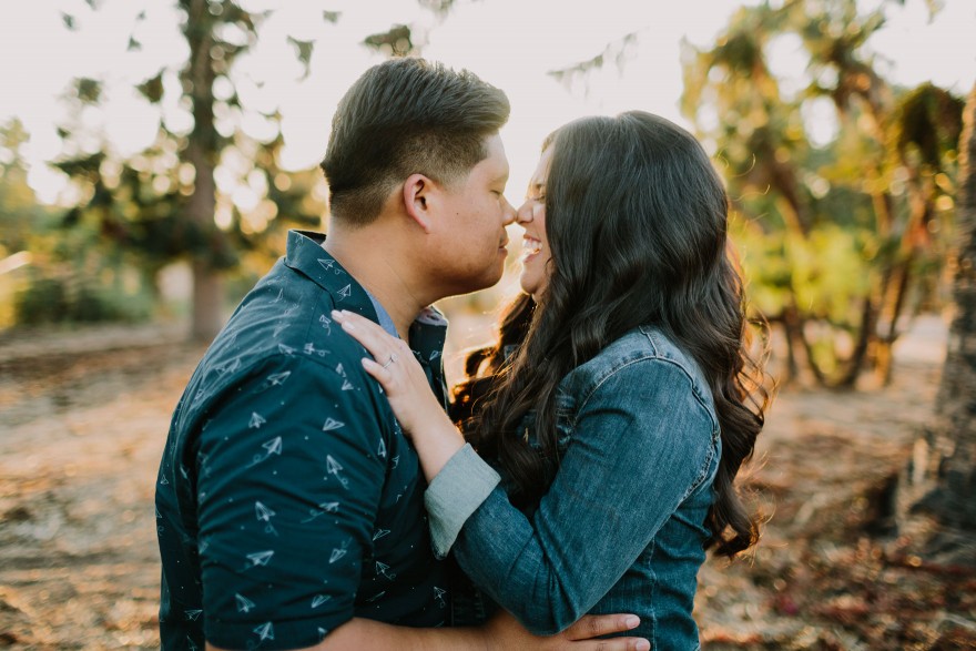 A Pizza & Puppy Engagement – Photo by Let's Frolic Together