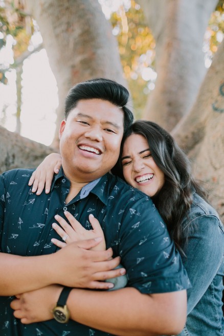 A Pizza & Puppy Engagement – Photo by Let's Frolic Together