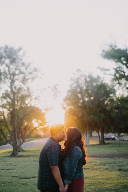 A Pizza & Puppy Engagement – Photo by Let's Frolic Together