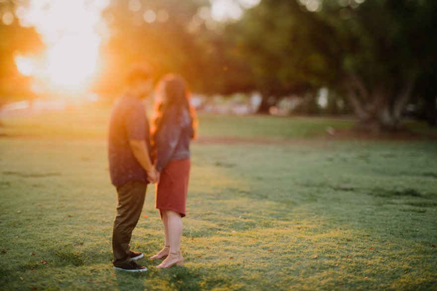 A Pizza & Puppy Engagement – Photo by Let's Frolic Together