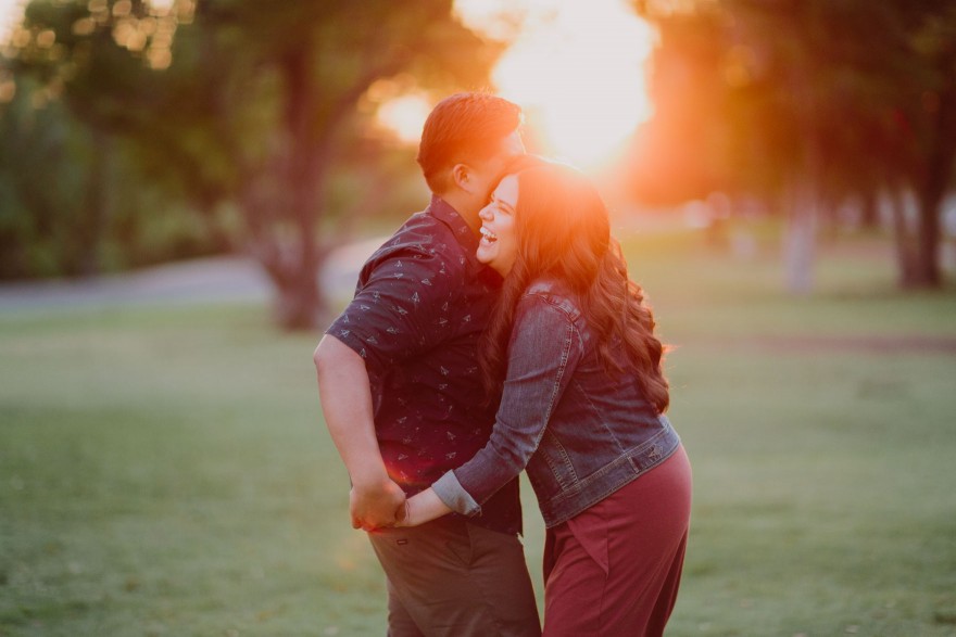 A Pizza & Puppy Engagement – Photo by Let's Frolic Together