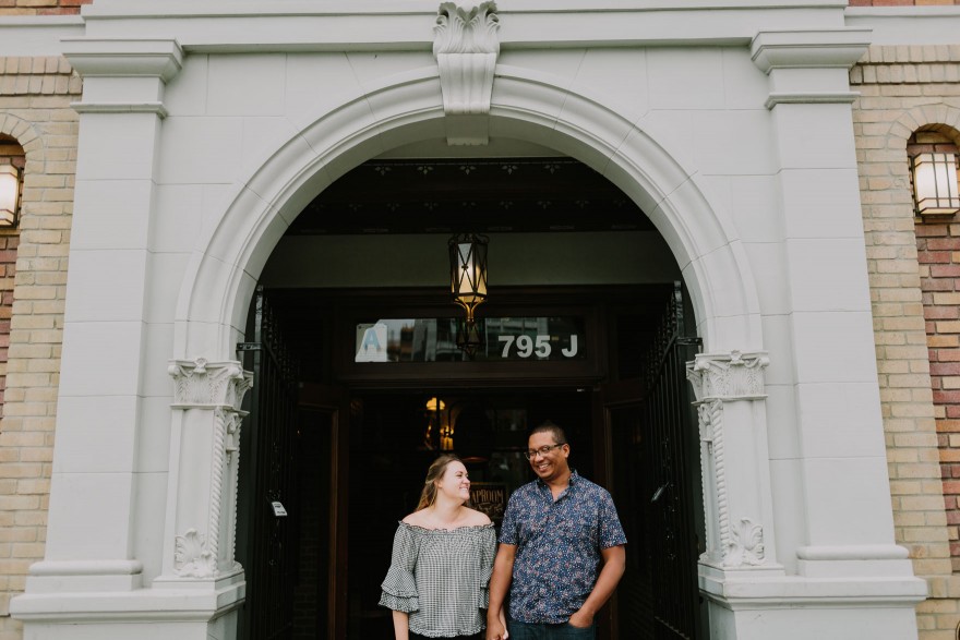 Playful Downtown Couple Fun – Photo by Let's Frolic Together