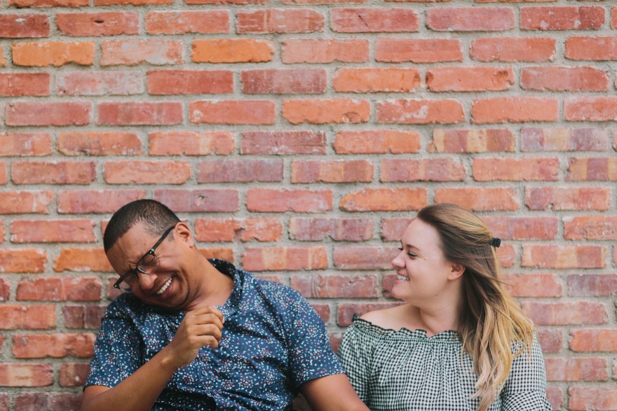 Playful Downtown Couple Fun – Photo by Let's Frolic Together