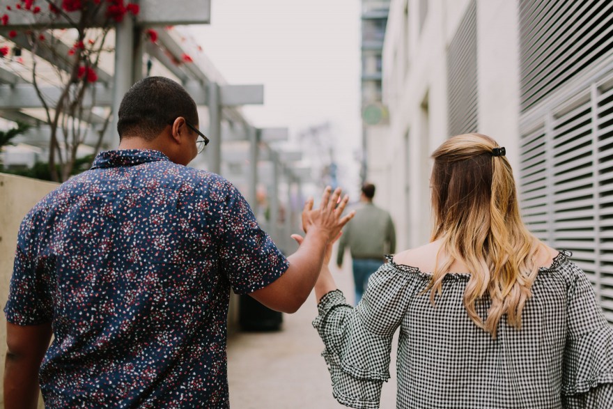 Playful Downtown Couple Fun – Photo by Let's Frolic Together