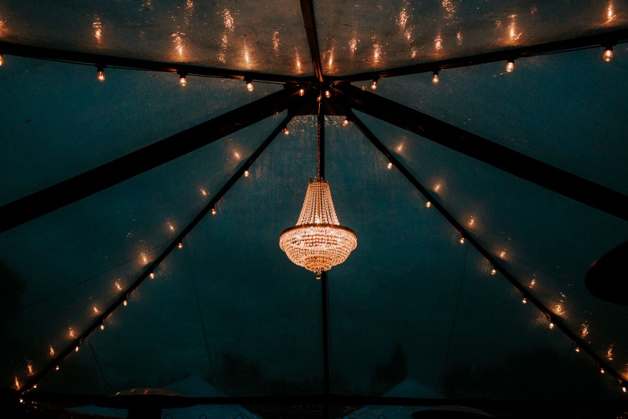 Twinkly Backyard Wedding Bash – Photo by Let's Frolic Together